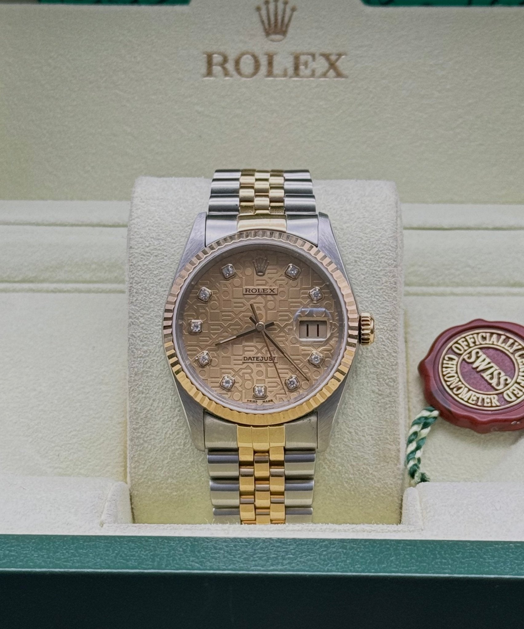 Rolex DateJust 36mm | Diamond Anniversary Dial - Gla Jeweller