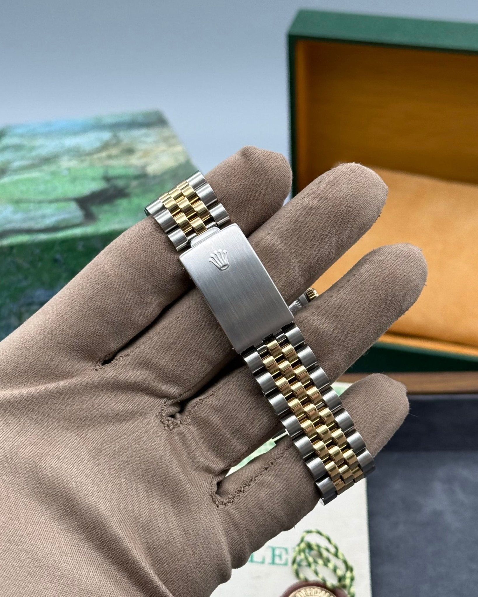 Rolex DateJust 36mm Green Vignette Diamond Dial - Gla Jeweller