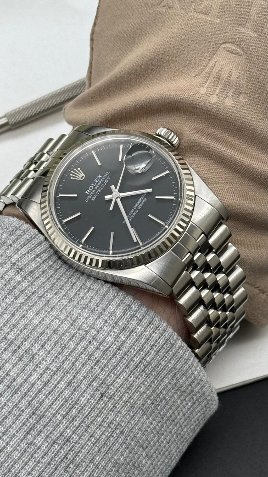 Rolex Datejust 36mm Matte Black Dial - Gla Jeweller