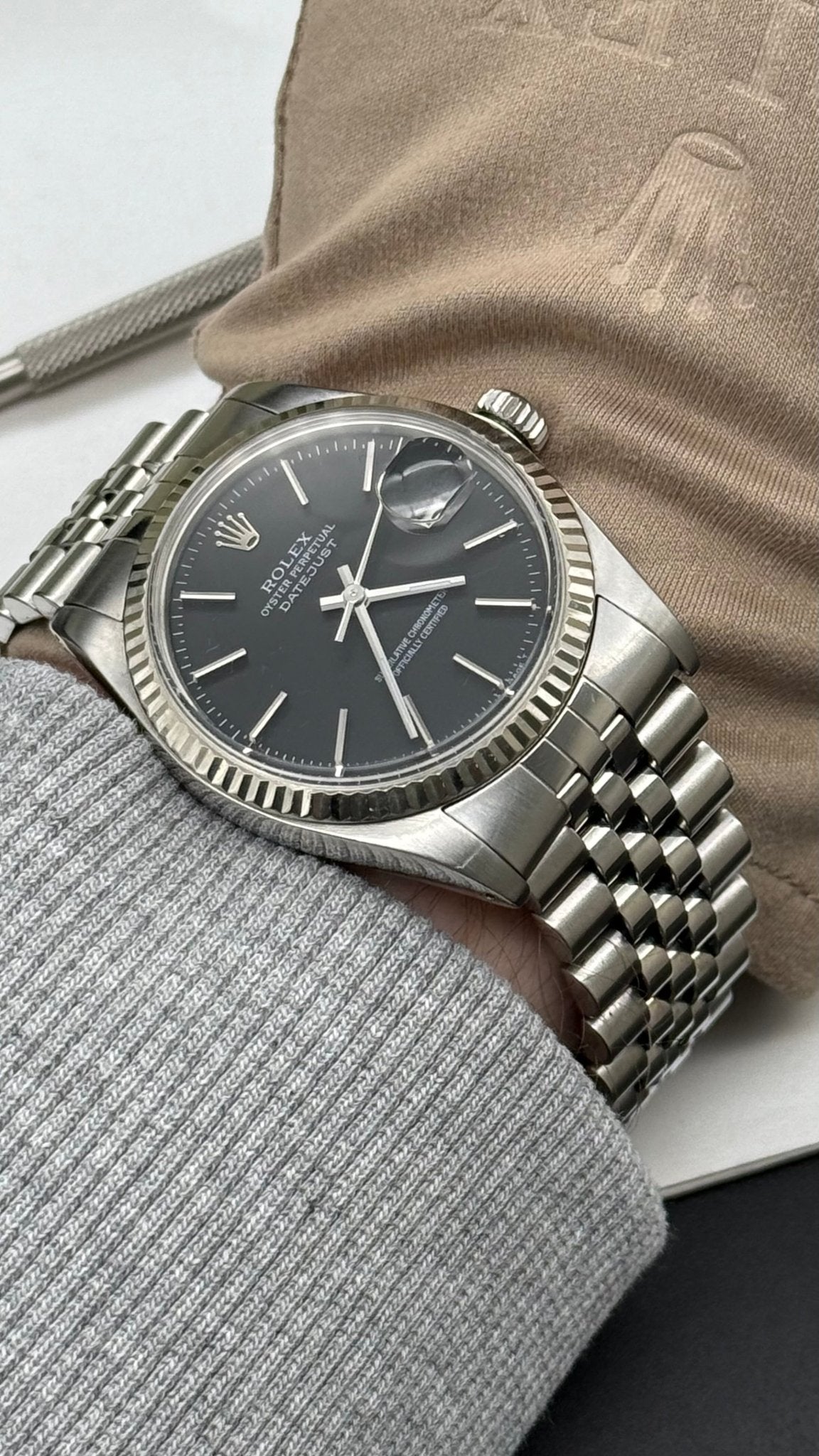 Rolex Datejust 36mm Matte Black Dial - Gla Jeweller