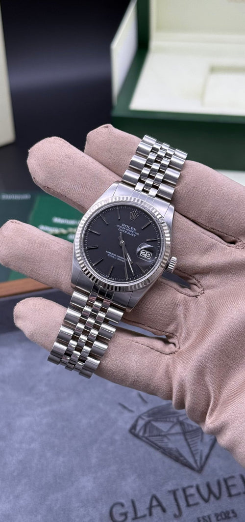 Rolex Datejust 36mm Matte Black Dial - Gla Jeweller