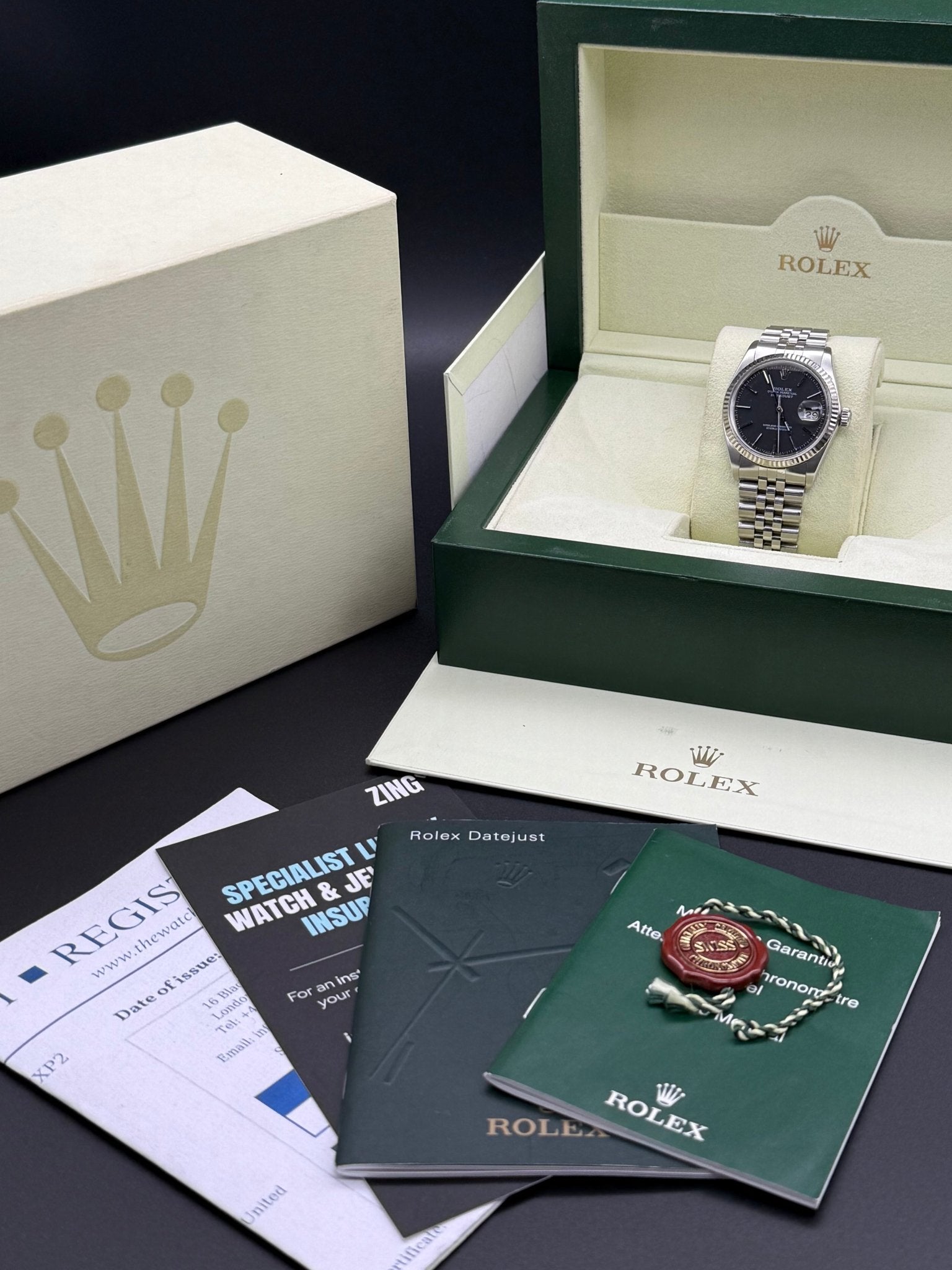 Rolex Datejust 36mm Matte Black Dial - Gla Jeweller