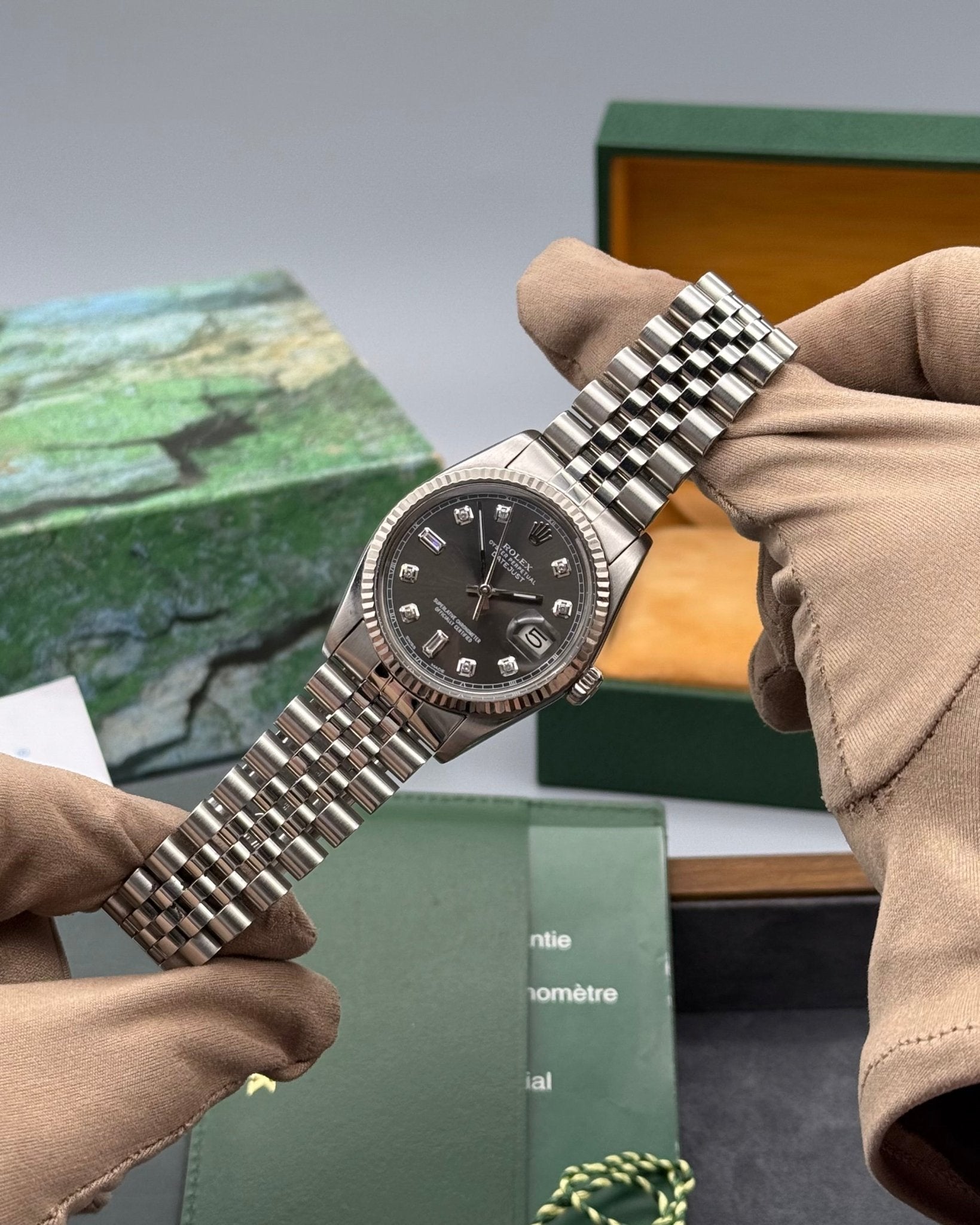 Rolex DateJust 36mm Rhodium Diamond Dial - Gla Jeweller