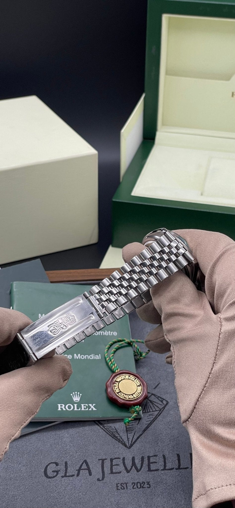 Rolex DateJust 36mm White Stick Dial - Gla Jeweller