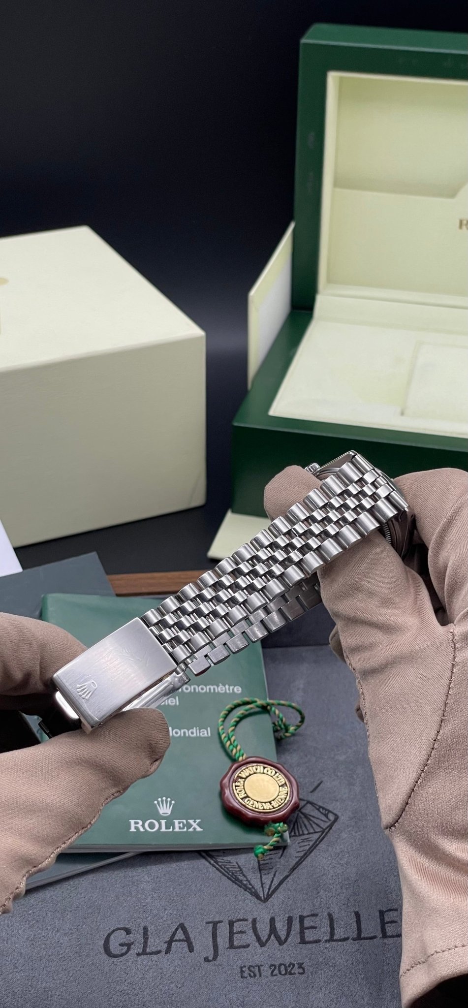 Rolex DateJust 36mm White Stick Dial - Gla Jeweller