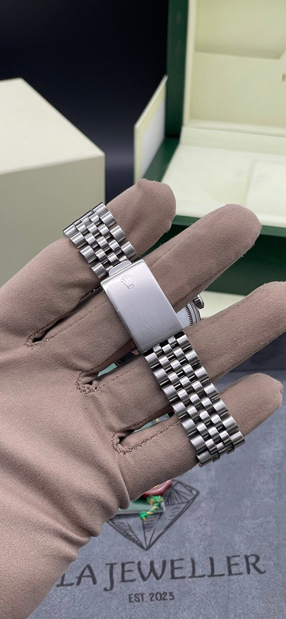 Rolex DateJust 36mm White Stick Dial - Gla Jeweller