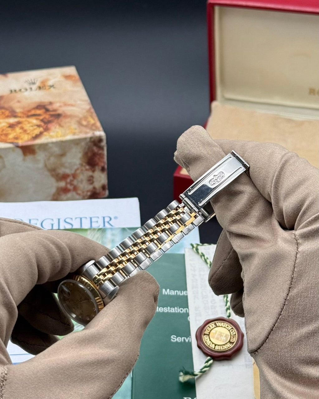 Rolex Ladies Datejust 26mm Champagne Diamond Dial - Gla Jeweller