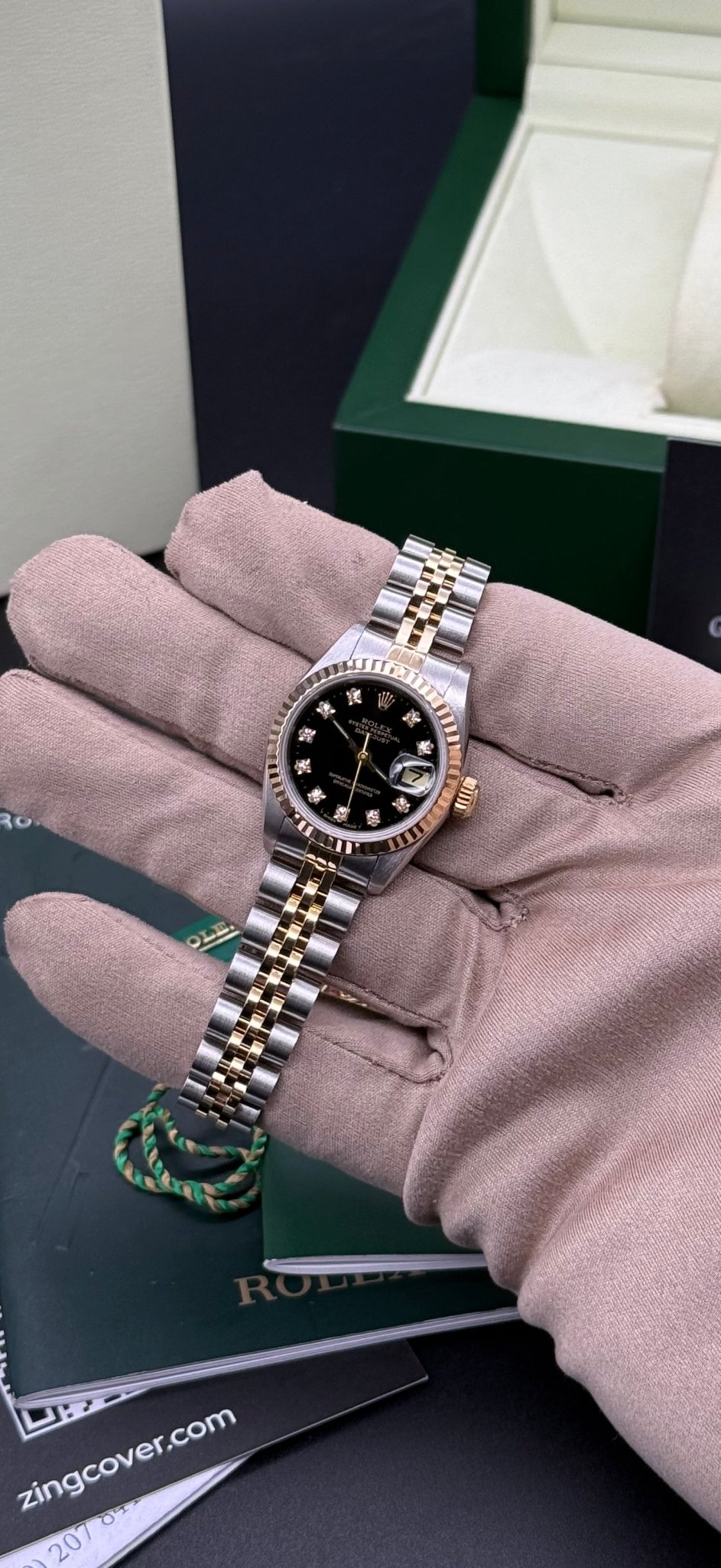 Rolex Lady - DateJust 36mm Black Diamond Dial - Gla Jeweller
