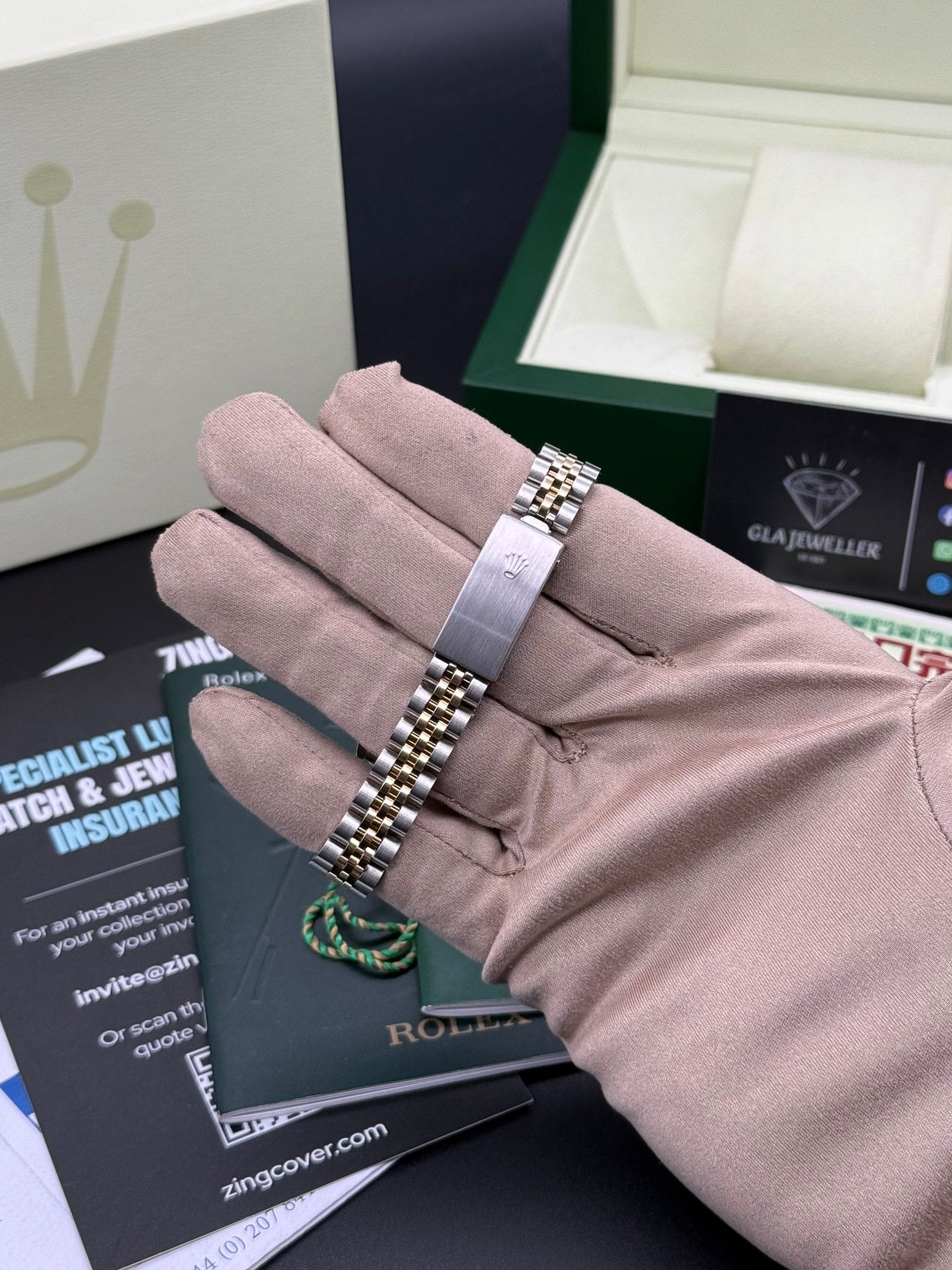 Rolex Lady - DateJust 36mm Black Diamond Dial - Gla Jeweller