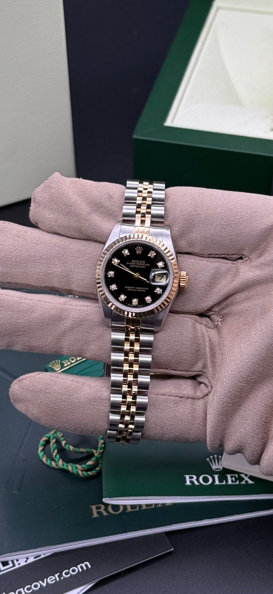 Rolex Lady - DateJust 36mm Black Diamond Dial - Gla Jeweller